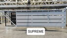 Brama przesuwna panelowa 4m SUPREME, ocynk+RAL, 5m 6m - 4