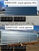 Brama przesuwna panelowa 4m SUPREME, ocynk+RAL, 5m 6m - 7