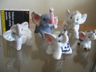 Słonie z porcelany , całe stado - 2