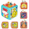 WOOPIE Kostka Sensoryczna Edukacyjna Montessori Sorter 6w1 - 3