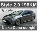 Toyota Corolla Style 2,0 196KM Kamera Super Niska Cena Dostępny od ręki 1598 zł - 1