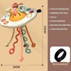 WOOPIE BABY Zabawka Sensoryczna Montessori Gryzak Grzechotka - 2