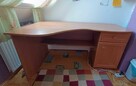 Biurko narożne z szufladą i szafką - 3