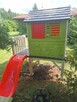 Domek plastikowy dla dzieci zjeżdżalnia piaskownica basenik - 2