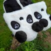 Nowe kapcie panda – bez metki, długość wkładki 26 cm - 3