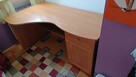Biurko narożne z szufladą i szafką - 2