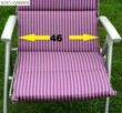 Poduszka fotel ogrodowy krzesło Sun Garden 120cm - 2
