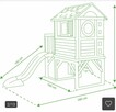Domek plastikowy dla dzieci zjeżdżalnia piaskownica basenik - 5