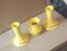 Żółty ceramiczny komplet - 2