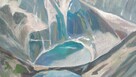 Tatry - obraz oleiny - 46 na 44 cm - 3