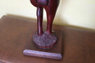 Rzeźba - AFRYKAŃSKA DAMA - DREWNO 74 cm. - 11
