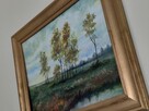 Pejzaż Jesienny Klimatyczny Landscape Obraz Olejny 30/40 - 2