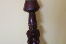 Rzeźba - AFRYKAŃSKA DAMA - DREWNO 74 cm. - 5