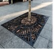 ochronna krata drzew kwadratowa 125x125 żeliwna - 1