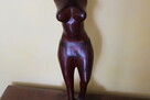 Rzeźba - AFRYKAŃSKA DAMA - DREWNO 74 cm. - 7