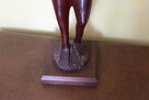 Rzeźba - AFRYKAŃSKA DAMA - DREWNO 74 cm. - 8