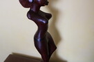 Rzeźba - AFRYKAŃSKA DAMA - DREWNO 74 cm. - 3