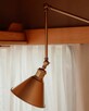 Zestaw 2 lamp ściennych Regulowana Metal Złoty - 7