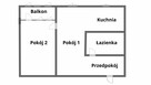 Gliwice, os. Milenium, 2 pokoje - 14