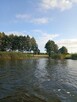 Dom nad jeziorem z linią brzegową prywatny pomost plaża 10a - 15
