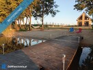 Dom nad jeziorem z linią brzegową prywatny pomost plaża duża działka - 1