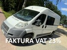 Fiat Ducato 2.3 120KM BRYGADÓWKA 7osób Klima Faktura Vat 23% 2 X Drzwi Przesuwne! - 1