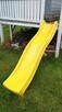 Ślizg zjeżdżalnia na plac zabaw 2m żółty - 3