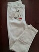 Spodnie jeansowe Białe Nowe, - 4