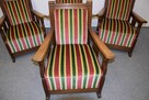 fotele dębowe 4 sztuki - jak nowe - 3