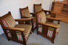 fotele dębowe 4 sztuki - jak nowe - 2