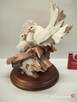 G.Armani kolorowa figura Capodimonte Gołębie - 6