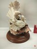 G.Armani kolorowa figura Capodimonte Gołębie - 3