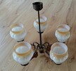 Lampa wisząca, żyrandol - 3 tryby świecenia, 5 x E27 - 1
