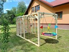 Drewniany duży Plac zabaw Małpi Gaj „JAŚ” DOSTAWA CAŁY KRAJ - 3