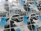 Personalizowane gadżety BMW - naklejka i prezerwatywa - 5