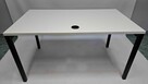 Biurko proste MDD 140x80 białe - duża ilość - 3
