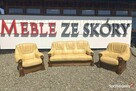 Aneta II - komplet wypoczynkowy 311 skóra naturalna, dąb - 12