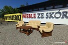 Aneta II - komplet wypoczynkowy 311 skóra naturalna, dąb - 8