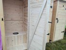 toaleta drewniana WC kibelek - 2