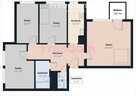 Duże 4 pokoje–balkon, piwnica, świetna lokalizacja - 16