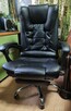 Ergonomiczny fotel biurowy z podnóżkiem i wsparciem lędźwiow - 4