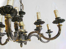 ~* Żyrandol Lampa 12 punktów * Mosiądz *~ - 2