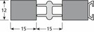 Sztywna wycieraczka mata aluminiowa techniczna Romat Reverse - 6