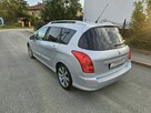 Peugeot 308 SW Opłacony  Zadbany Serwisowany 7 os Panorama Klima Alu 2 kmpl kół 1Wł - 6