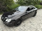 Mercedes CLK 200 czarna na czarnych felgach - 2