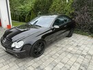 Mercedes CLK 200 czarna na czarnych felgach - 14