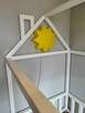 Łóżeczko domek, solidne, lite drewno - 8