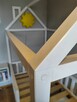 Łóżeczko domek, solidne, lite drewno - 9