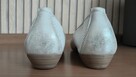 Buty białe, kawa z mlekiem, beżowe - 5
