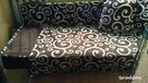 sofa łóżko rozkładane z miejscem na pościel + poduszki - 5